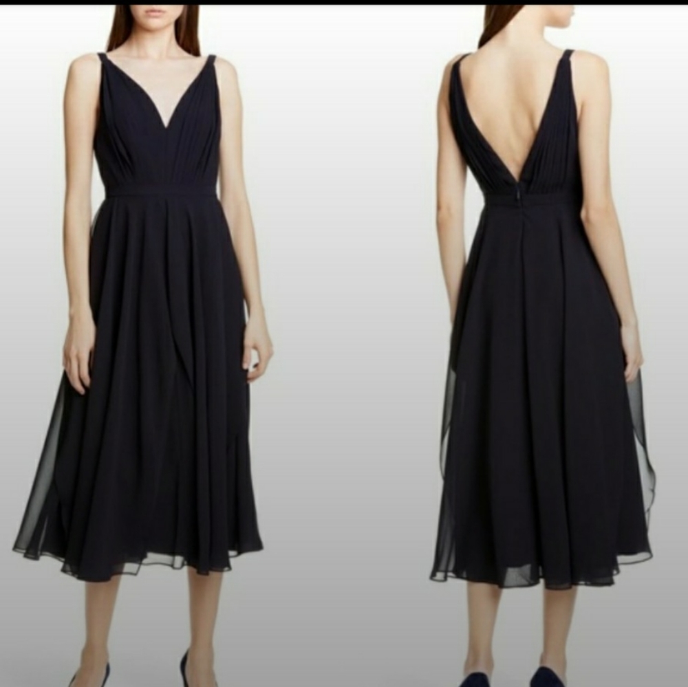 Ted Baker London celeyst pleated midi dress